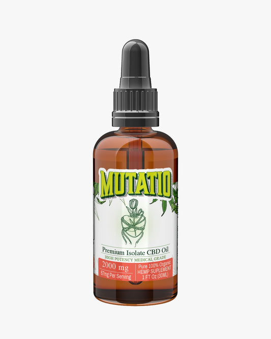PREMIUM ISOLATE CBD OIL 2000 mg